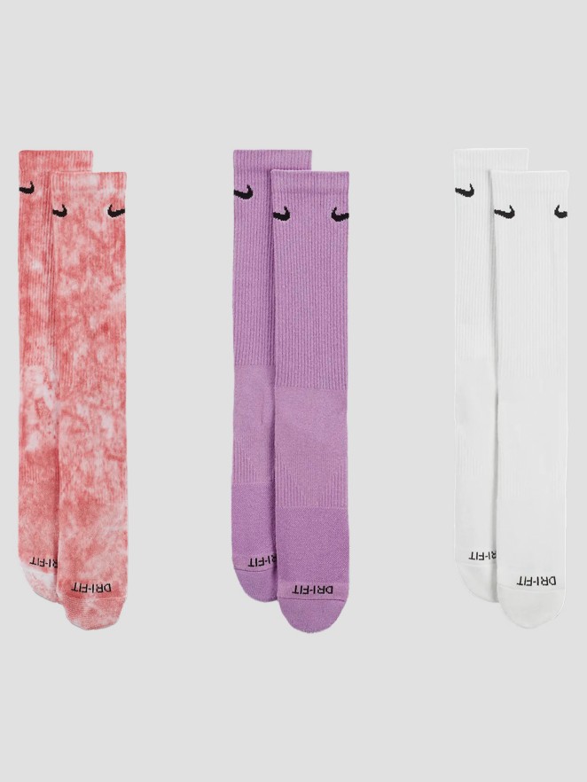 Nike Everyday Plus Cush Crew 3Pr - 144 Dyed M Soc