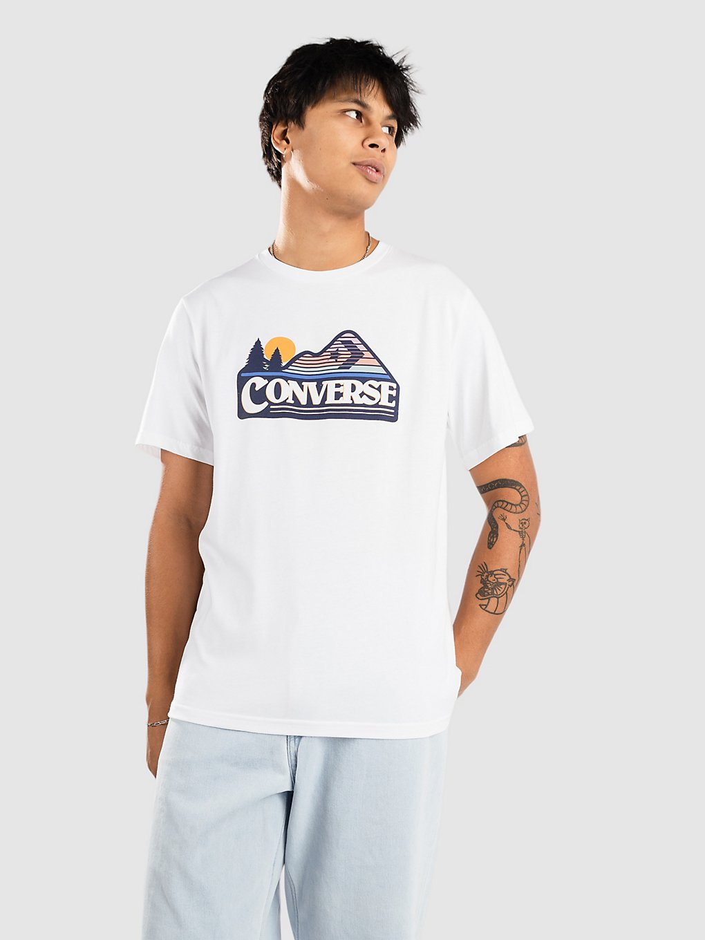 Converse CC Elevated Graphic T-Shirt white kaufen