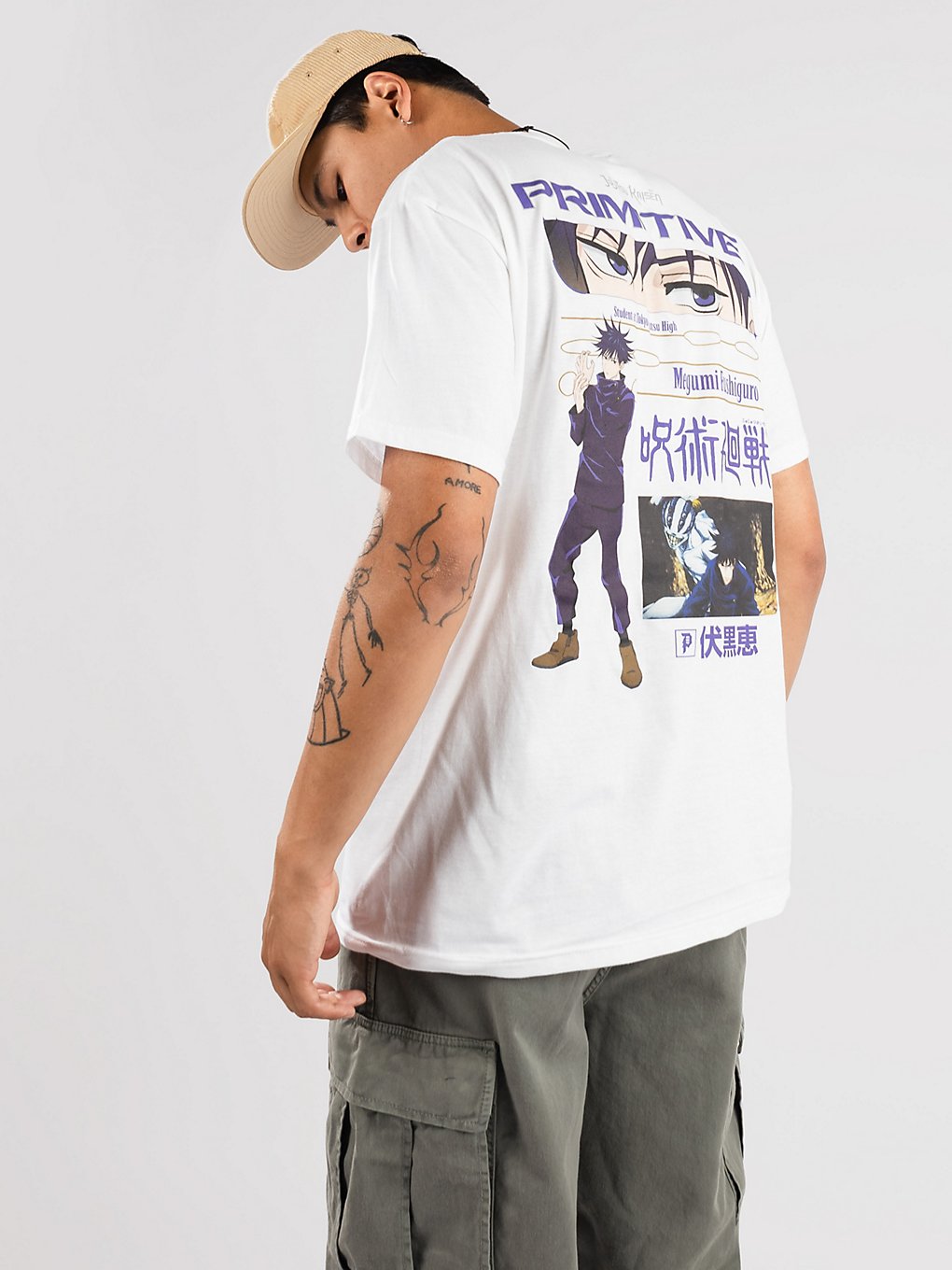 Primitive Fushiguro T-Shirt white kaufen