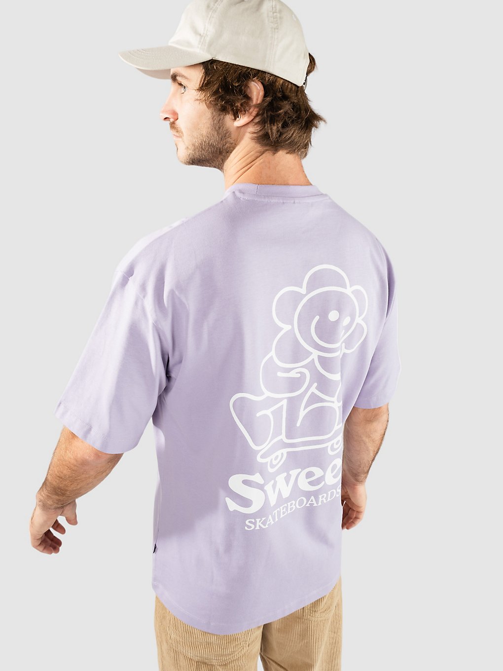 SWEET SKTBS Loose Flower T-Shirt light lilac kaufen