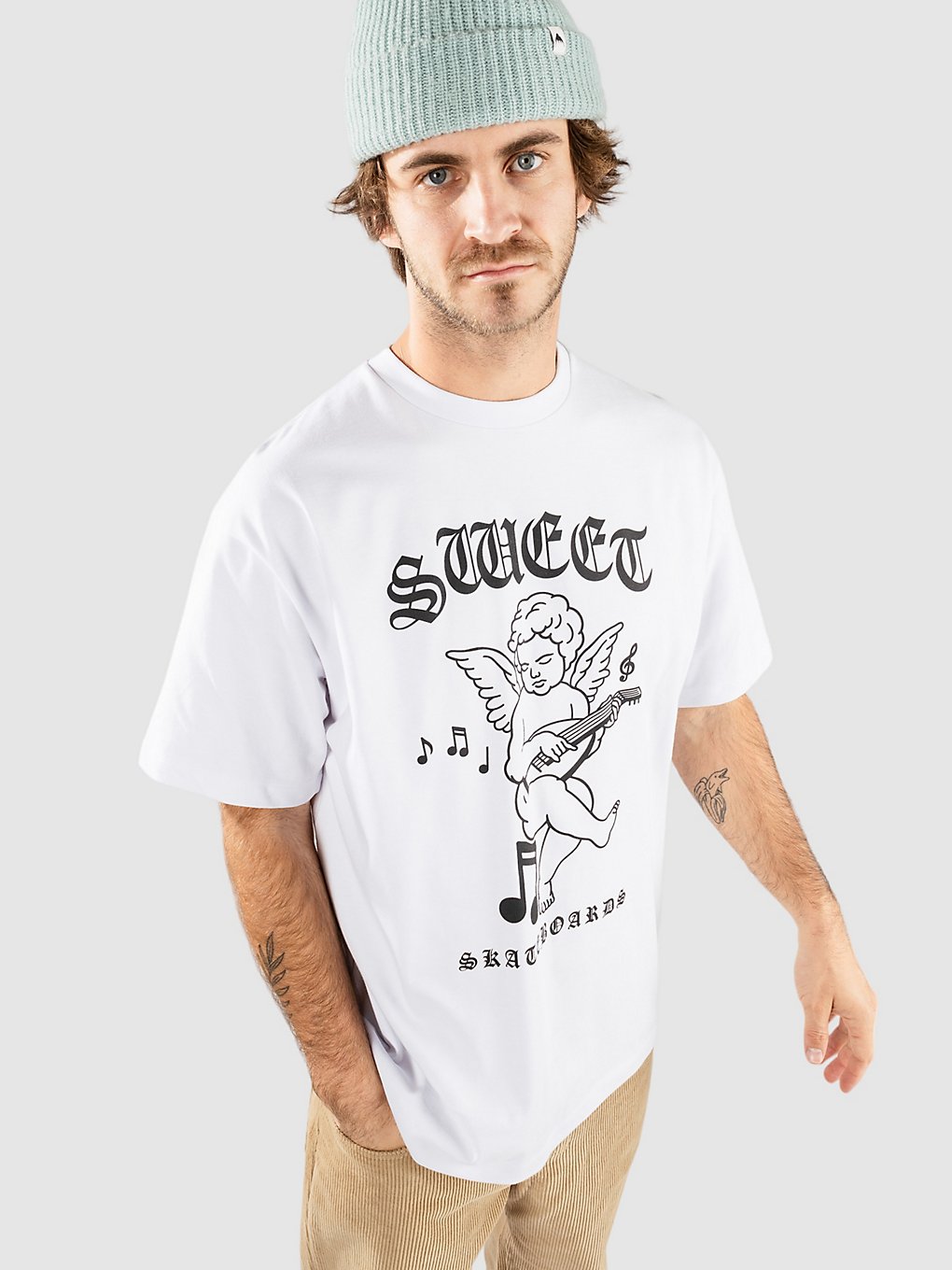 SWEET SKTBS Loose Cherub T-Shirt white kaufen