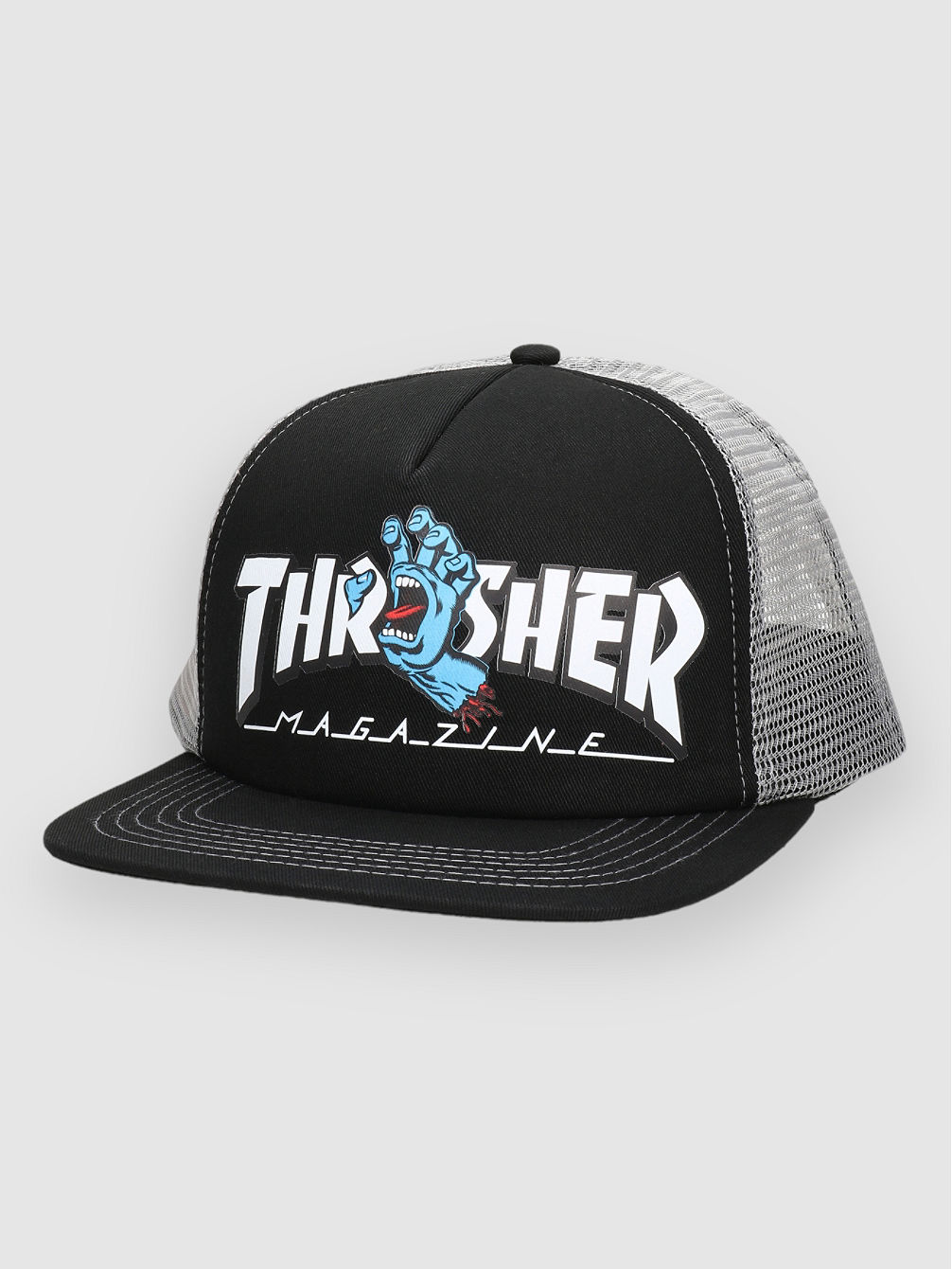 X Thrasher Screaming Logo Mesh Trucker Cap