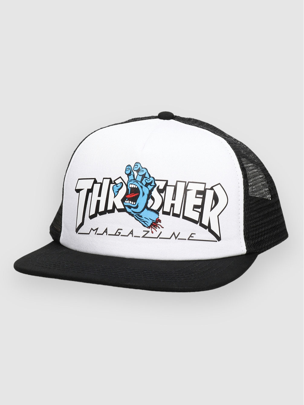 X Thrasher Screaming Logo Mesh Trucker Cap