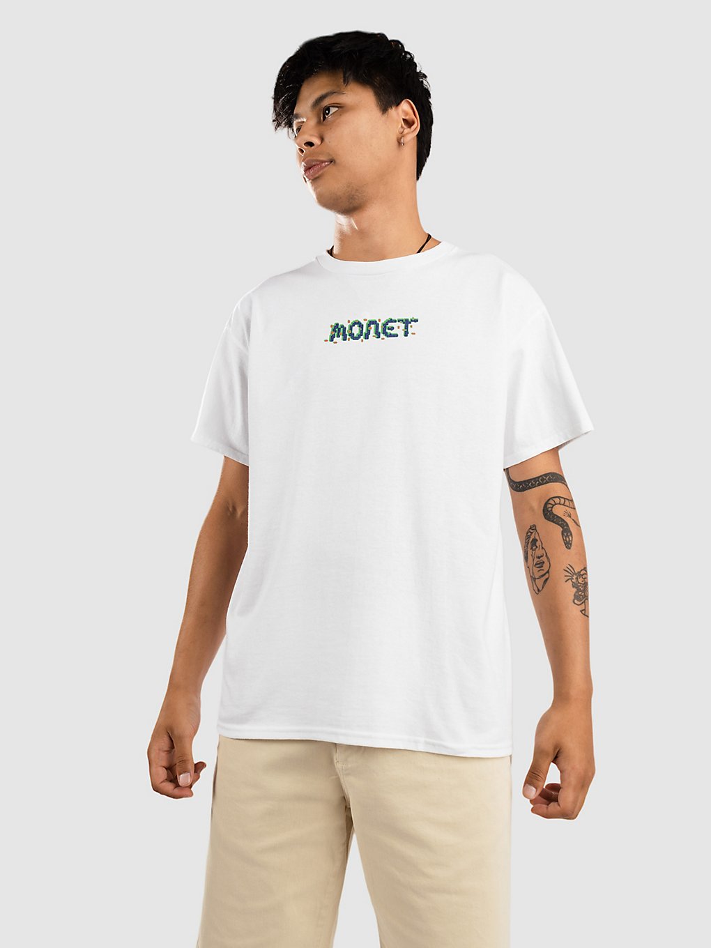 Monet Skateboards Bit Party T-Shirt white kaufen