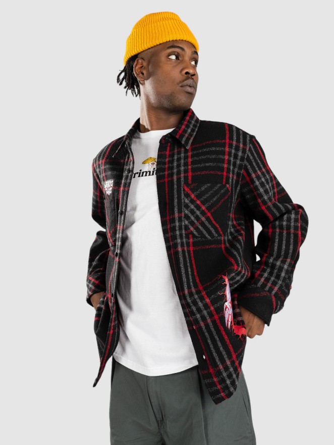 Lurking Class Cracked Flannel Shirt