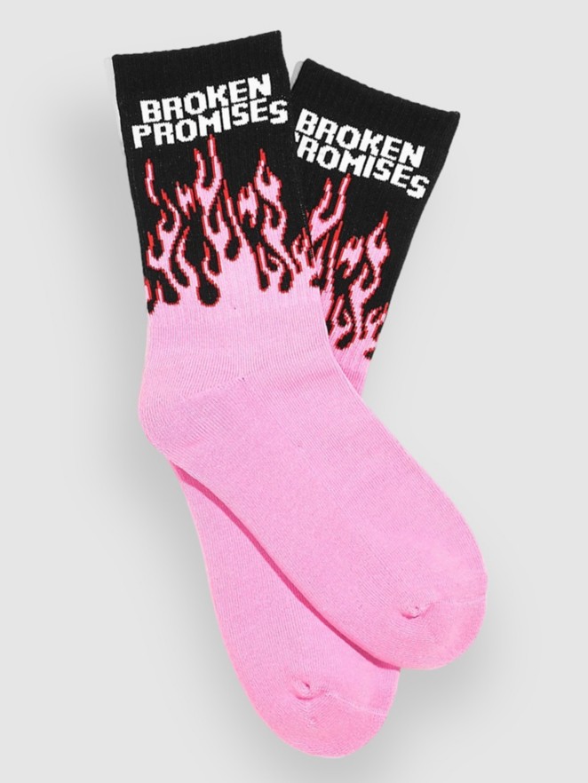 Broken Promises In Flame Strømper