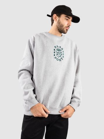 Pass Port Fountain Embroidery Sweater