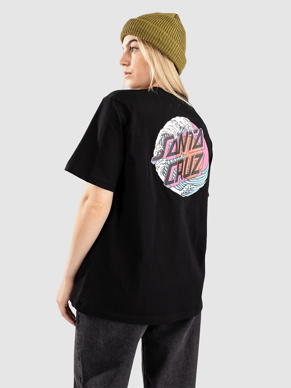 Santa Cruz Tsunami Dot T-Shirt black kaufen