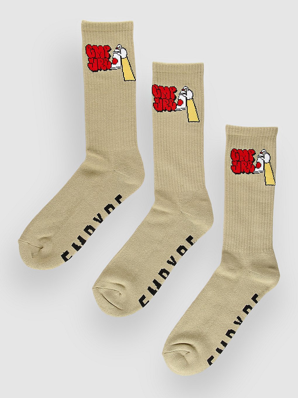 Empyre 3 Pack Skate Socks khaki kaufen