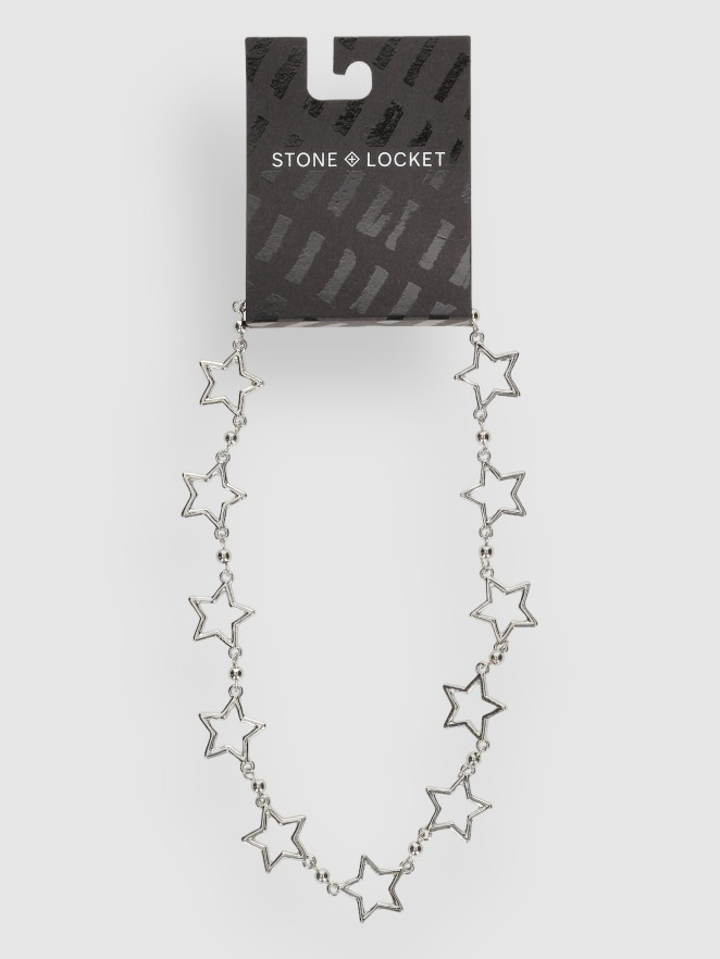 Stone and Locket Star Blazer Collier