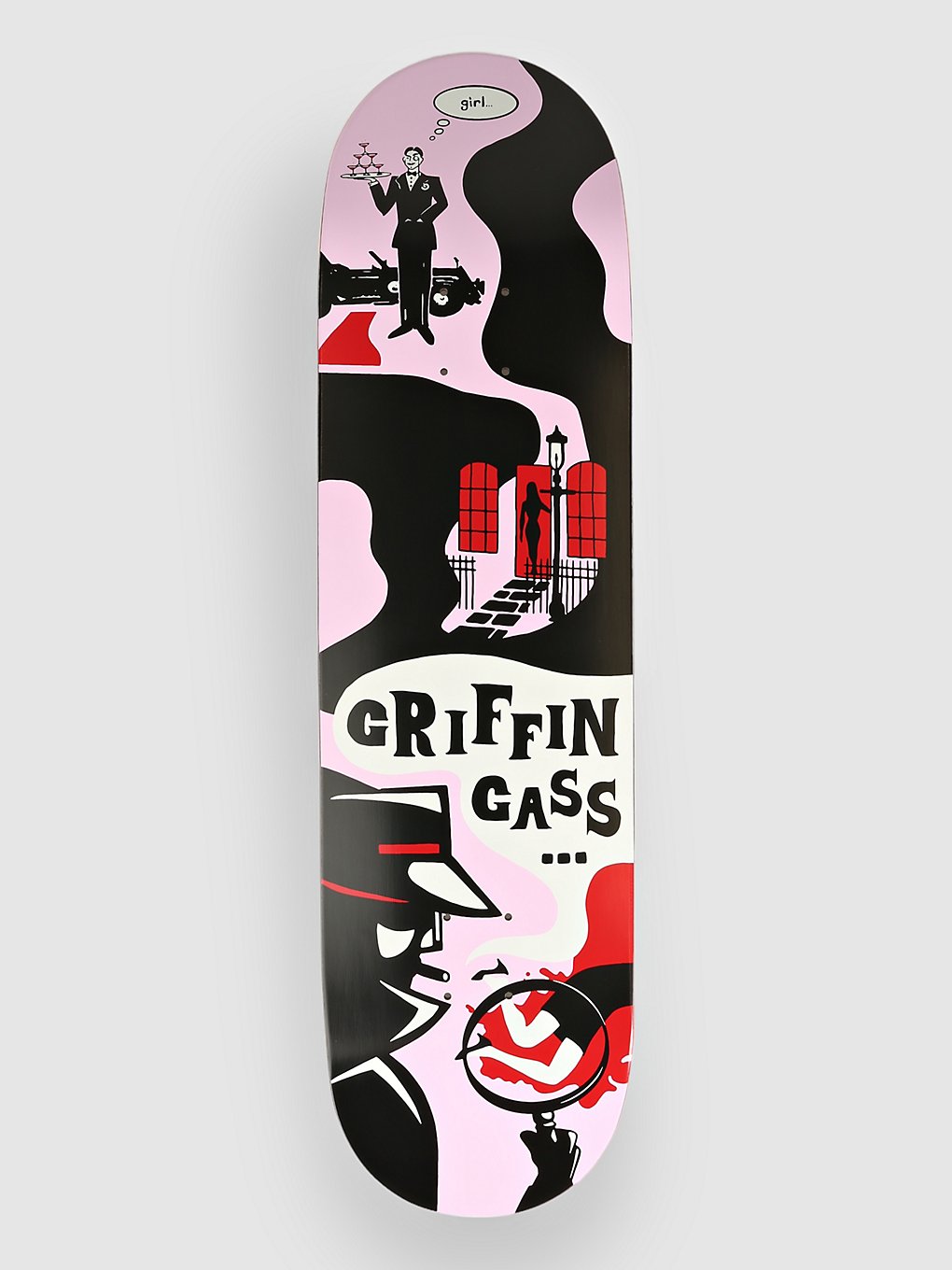Girl Mystery Noir One Off Gass 8.5" Skateboard Deck uni kaufen