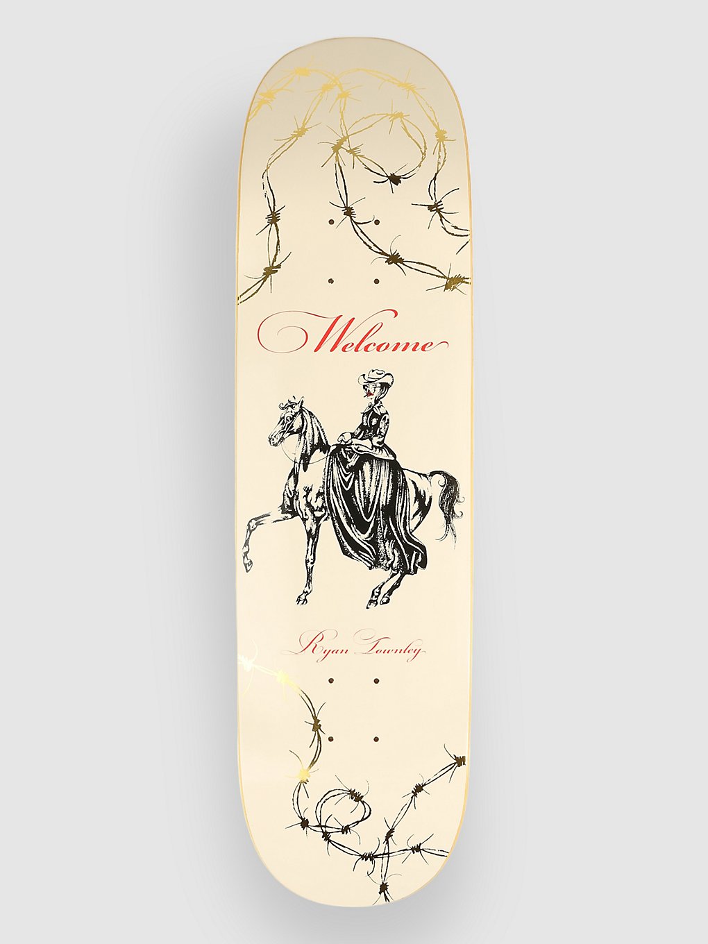 Welcome Cowgirl Ryan Townley Pro On Enenra 8.5" Skateboard Deck  gold foil kaufen