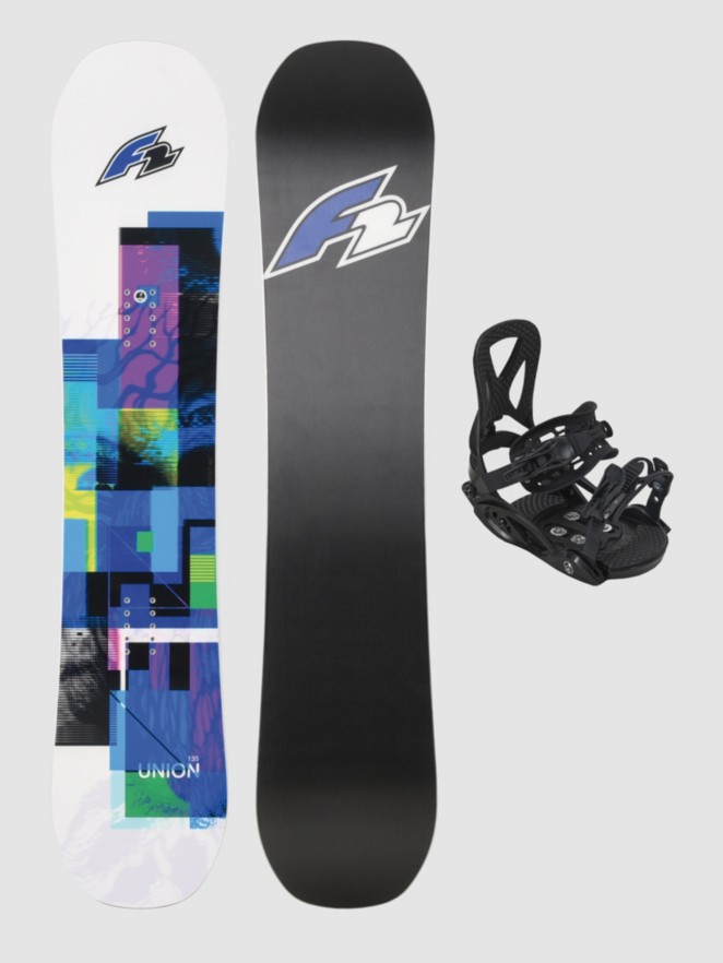 FTWO Union Rookie + Eco Pure M Junior Snowboard set K