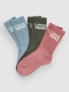 Vans Classic Crew 6.5-10 3Pk Calcetines