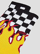 Flame Check Crew (6.5-9) Chaussettes