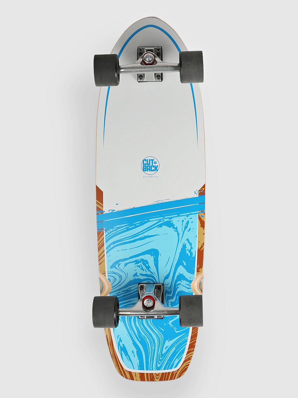 Cutback Surfskates Splash 34" Surfskate blue kaufen