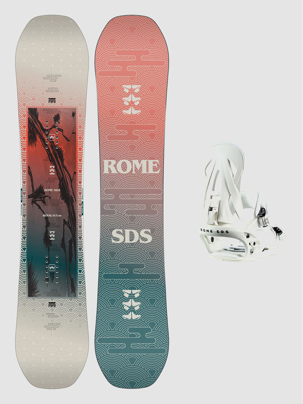 Royal + Shift S 2024 Snowboard-Set