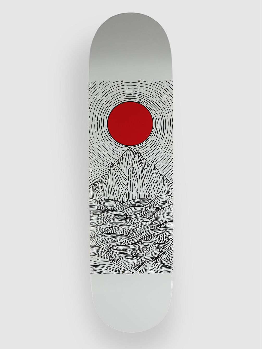 Red Sun 8.25&amp;#034; Skateboard deska