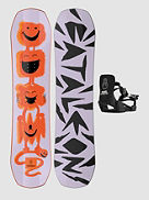 Minishred + Minishred M 2024 Snowboardpakke