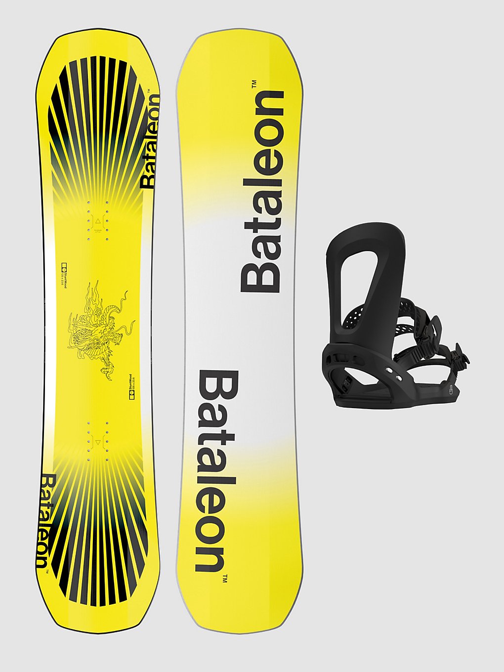 Bataleon Stuntwood + E-Stroyer S 2024 Snowboard-Set none kaufen
