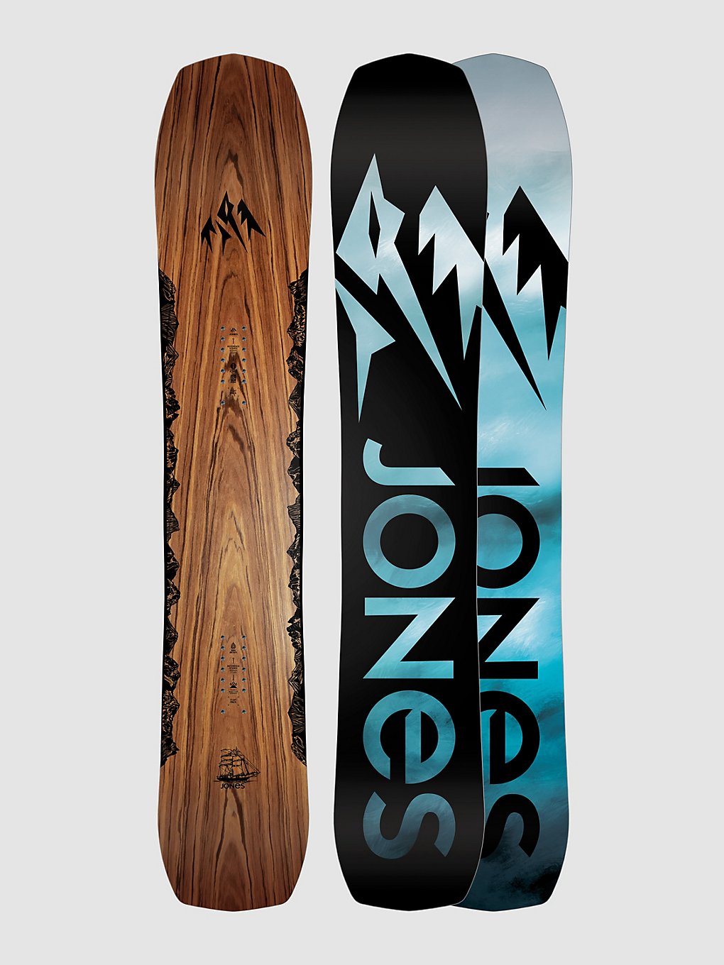 Jones Snowboards Flagship 2024 Snowboard wood veneer kaufen