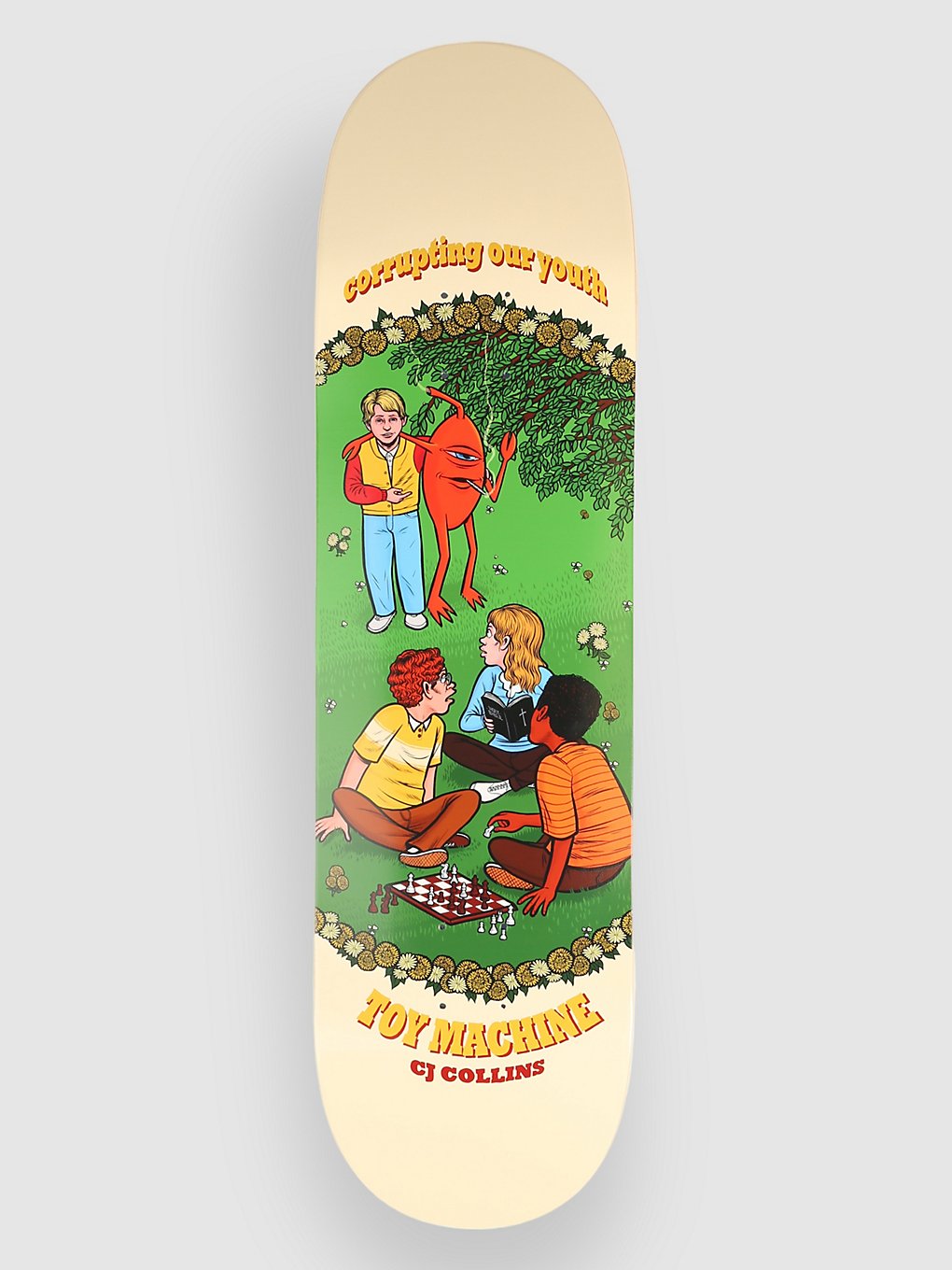 Toy Machine Collins Youth 8.5" Skateboard Deck cream kaufen