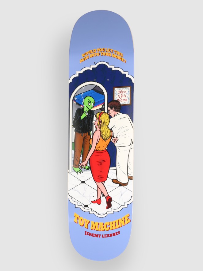 Toy Machine Leabres Bless This Home 8.13" Skateboard Deck