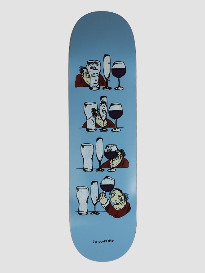 Pass Port Try Hard Series Wine 8.5″ Skateboard deck