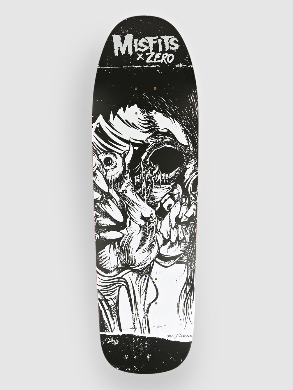 X Misfits Evil Eye Shaped 9.5&amp;#034; Skateboard Deck