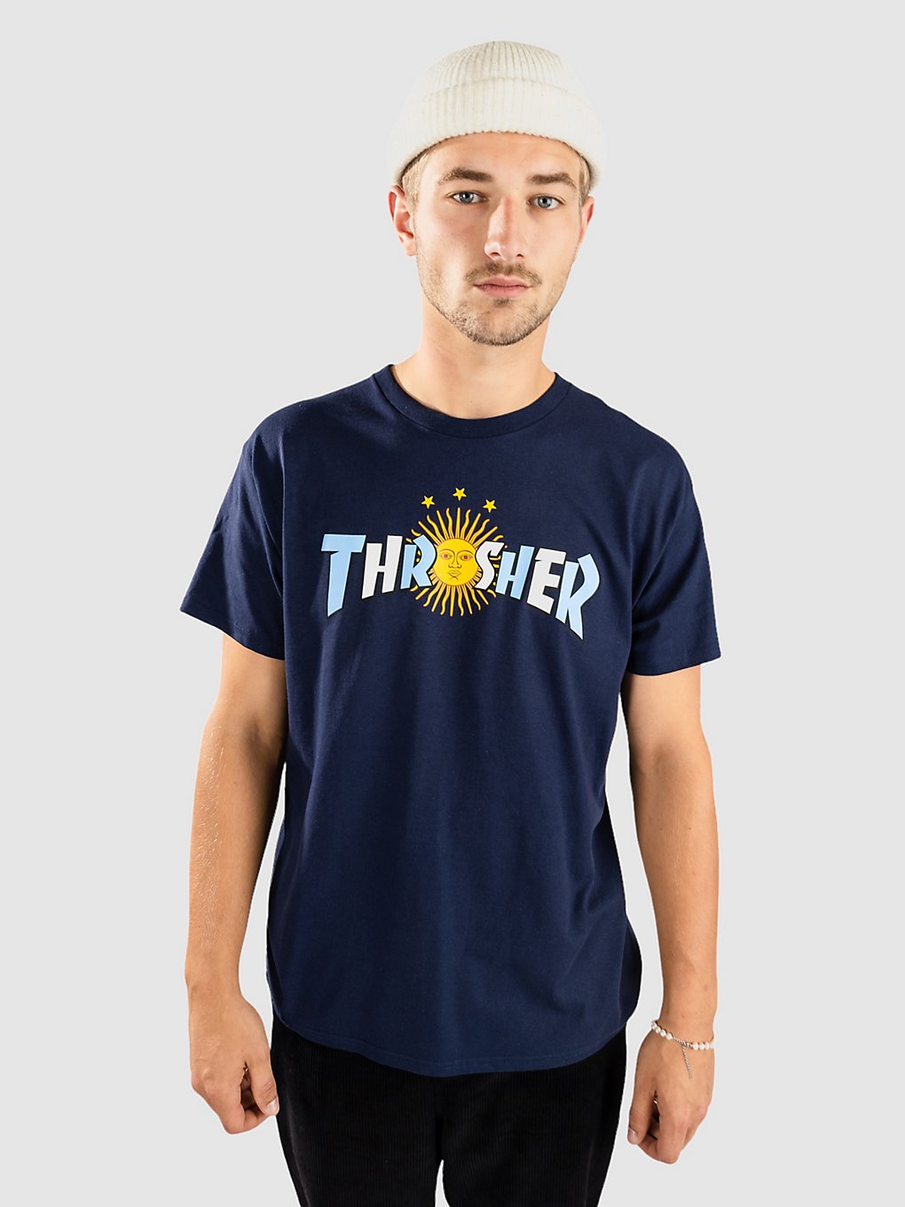 Thrasher Argentina Estrella T-Shirt navy kaufen