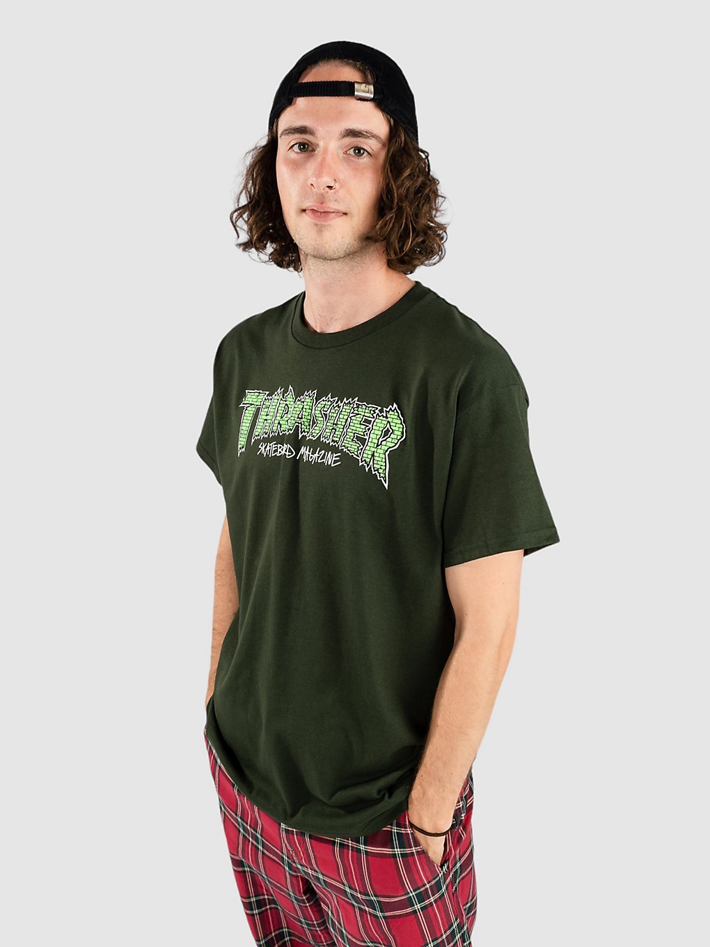 Thrasher Brick T-Shirt forestgreen kaufen