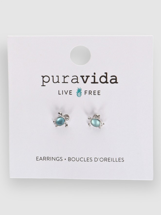 Pura Vida Sea Turtle Stud Koru