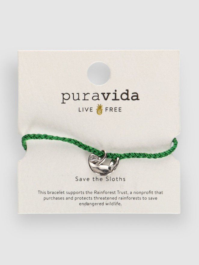 Pura Vida Sloth Bracelet Koru