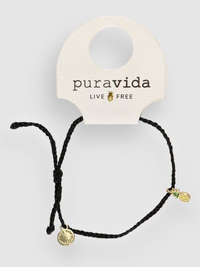 Pura Vida Enamel Pineapple Gold Bigiotteria