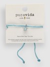 Pura Vida Sea Turtle Silver Koru