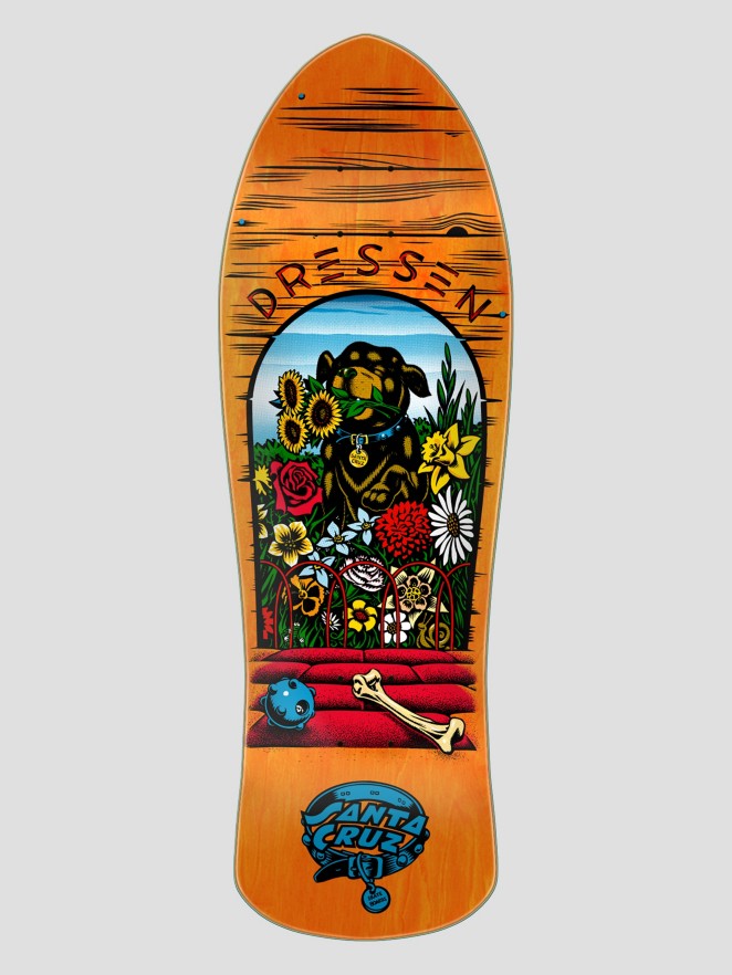 Santa Cruz Dressen Pup Reissue 9.5″ Skateboard Deck