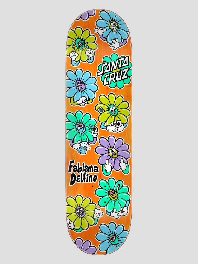 Santa Cruz Delfino Wildflower Pro 8.5″ Skateboardová deska