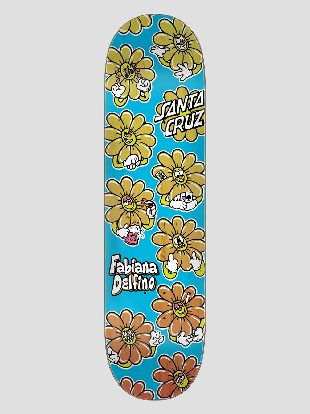 Delfino Wildflower Vx 8.25&amp;#034; Skateboard deska