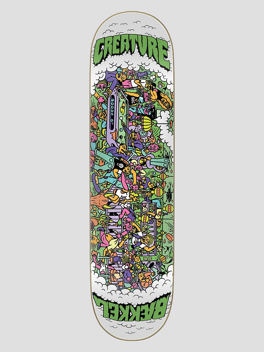 Creature Baekkel Bar Crawl Sm 8" Skateboard Deck multicolored kaufen