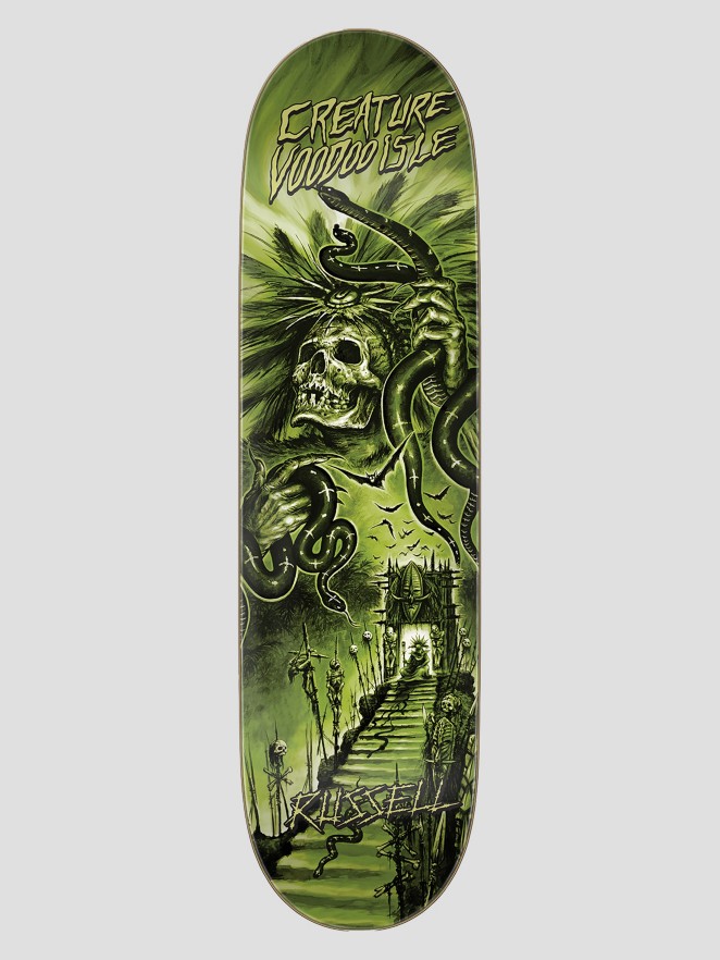 Creature Voodoo Isle 2 Vx Everslick Pro Series 8. Skateboard Deck