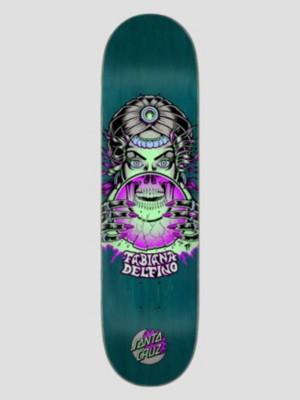 Santa Cruz Delfino Fortune Teller Glow Vx 8.25&quot; Skateboard Deck
