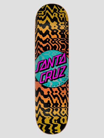 Santa Cruz Zebra Marble Dot 7 Ply Birch 8.125&quot; Skateboard Deck