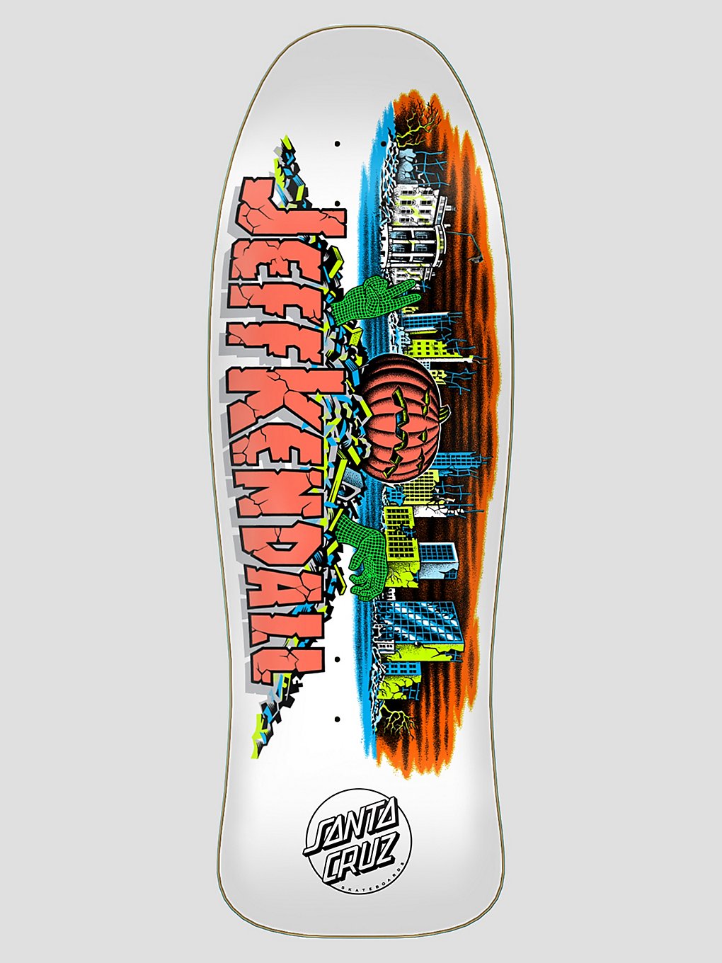 Santa Cruz Kendall Pumpkin Reissue 10" Skateboard Deck white kaufen