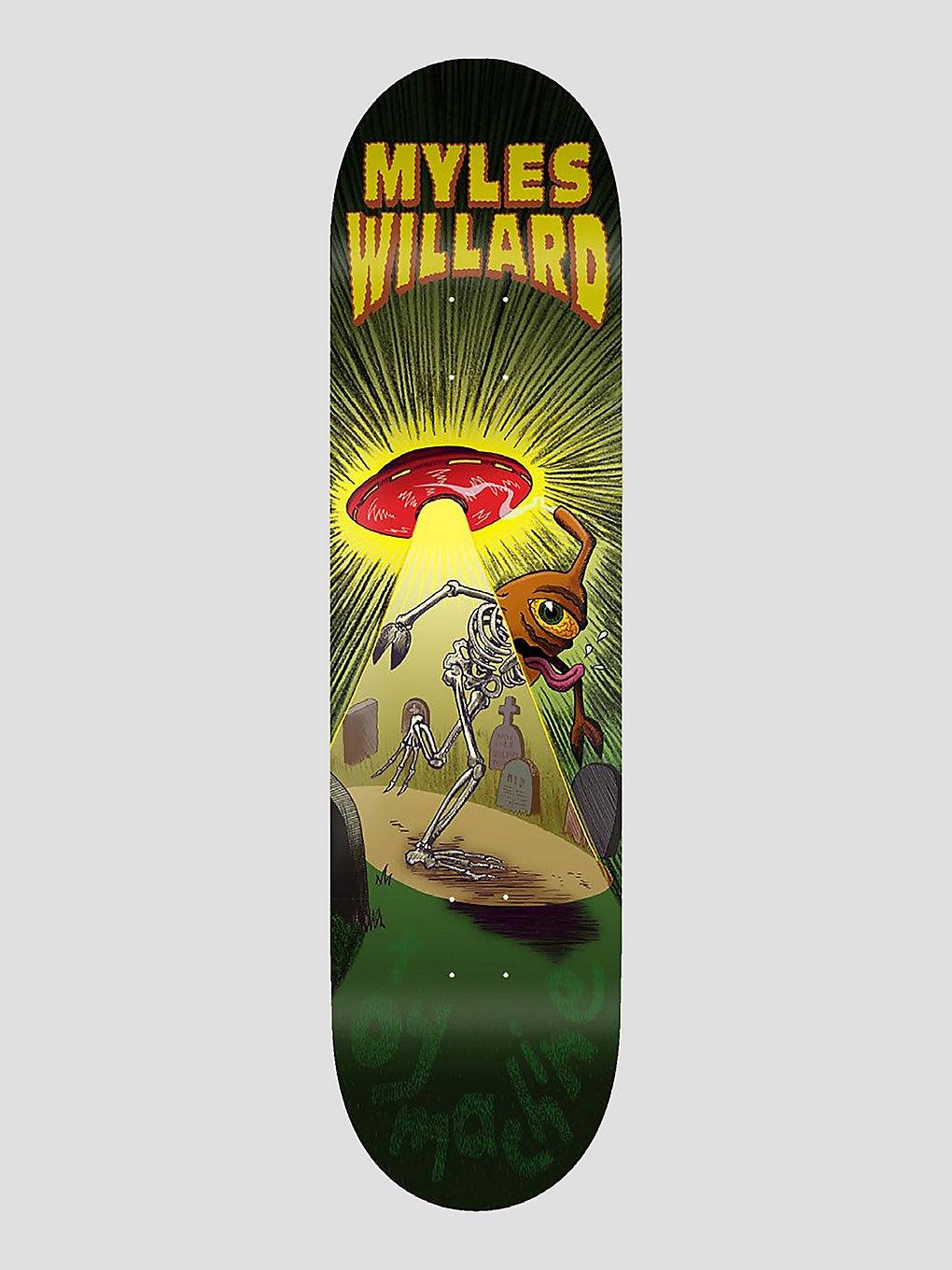 Toy Machine Willard Alien Beam 8.25" Skateboard Deck darkgreen kaufen