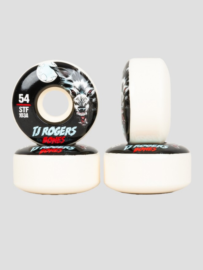 Bones Wheels Stf Rogers Black Wolf 103A V3 Slims 54Mm Rollen