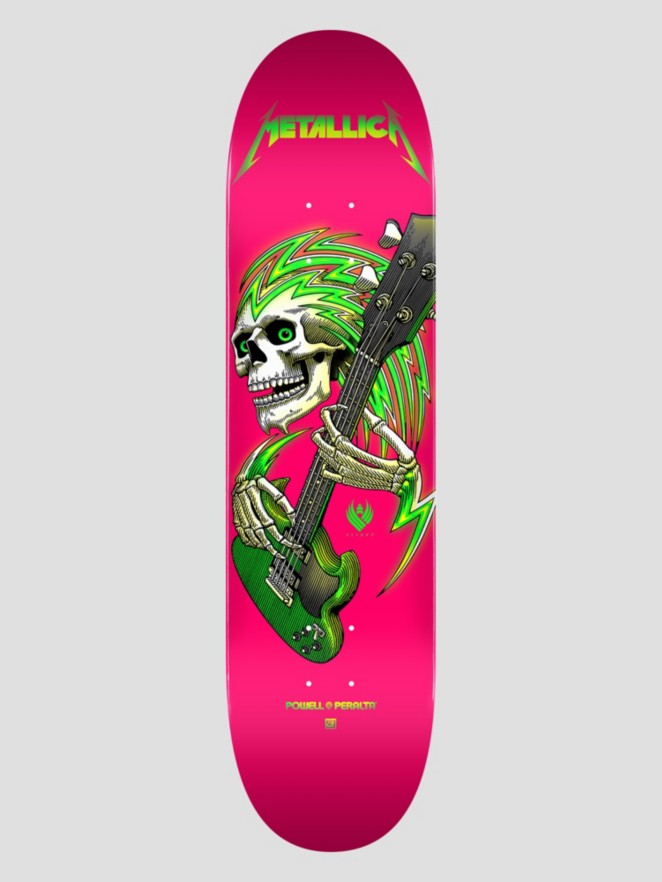 Powell Peralta Flight Shape 242 Metallica Collab 8" Skateboard Deck