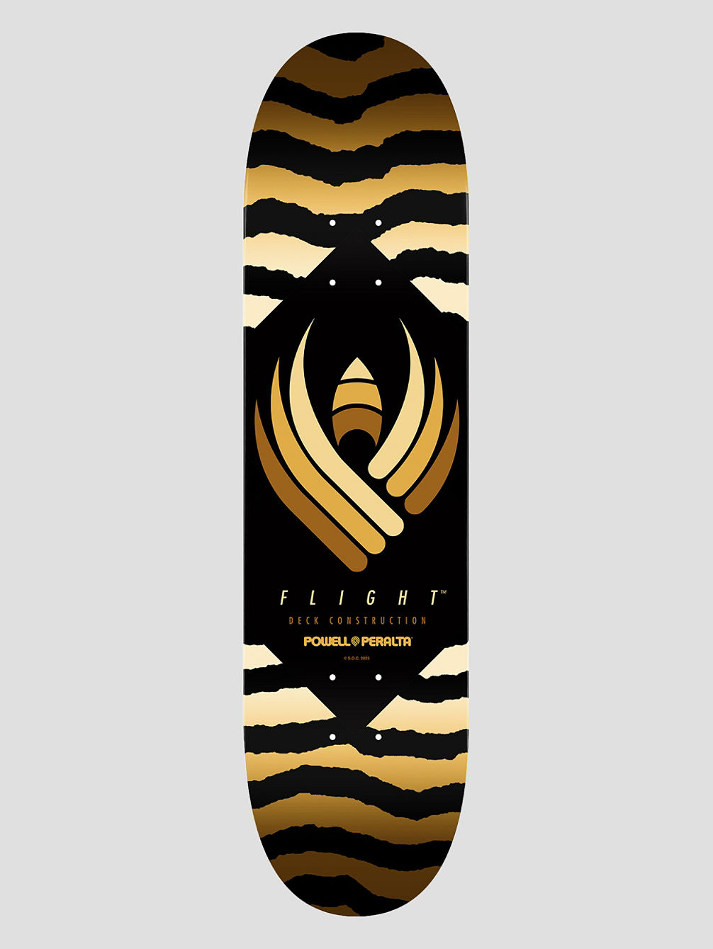 Flight Safari Shape 245 - Yellow 8.75&amp;#034; Skateboard Deck