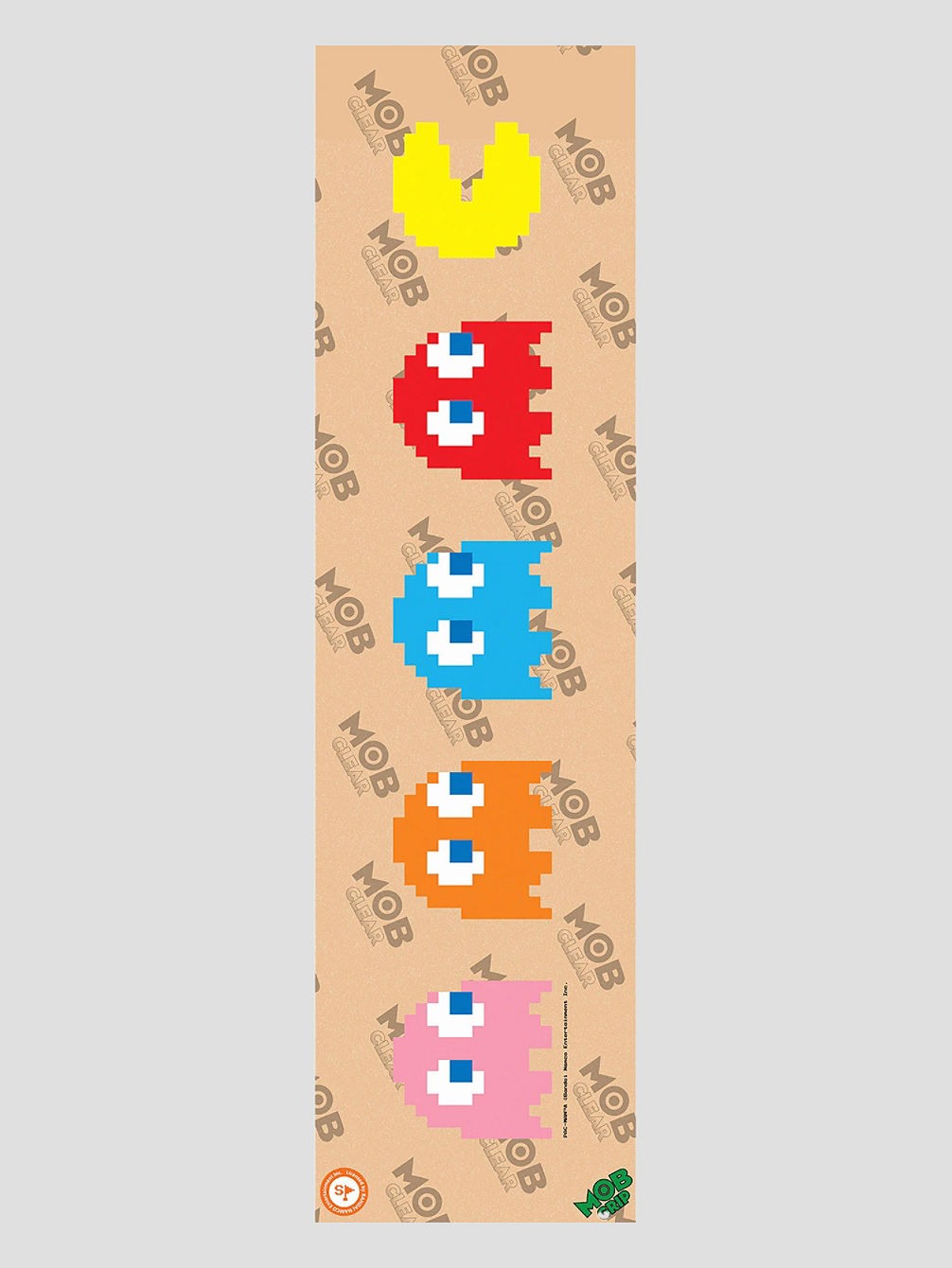 Pac Man Classic Chase Clear 9&amp;#034; Grip Tape