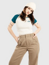 Blue Tomato Crop Raglan Rib T-Paita