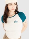 Blue Tomato Crop Raglan Rib Camiseta